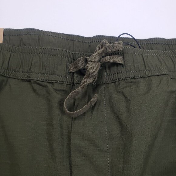 PrAna Double Peak E-Waist Shorts Men's XXL 8" Inseam Cargo Green Ripstop UPF 50+ - Picture 12 of 16